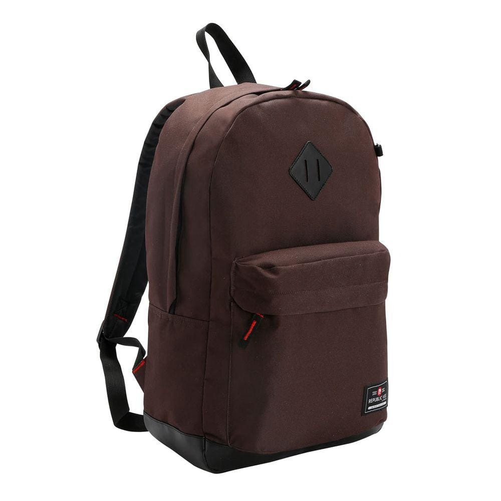 Mochila Masculina de Costas Casual Republic Vix Chenson Marrom