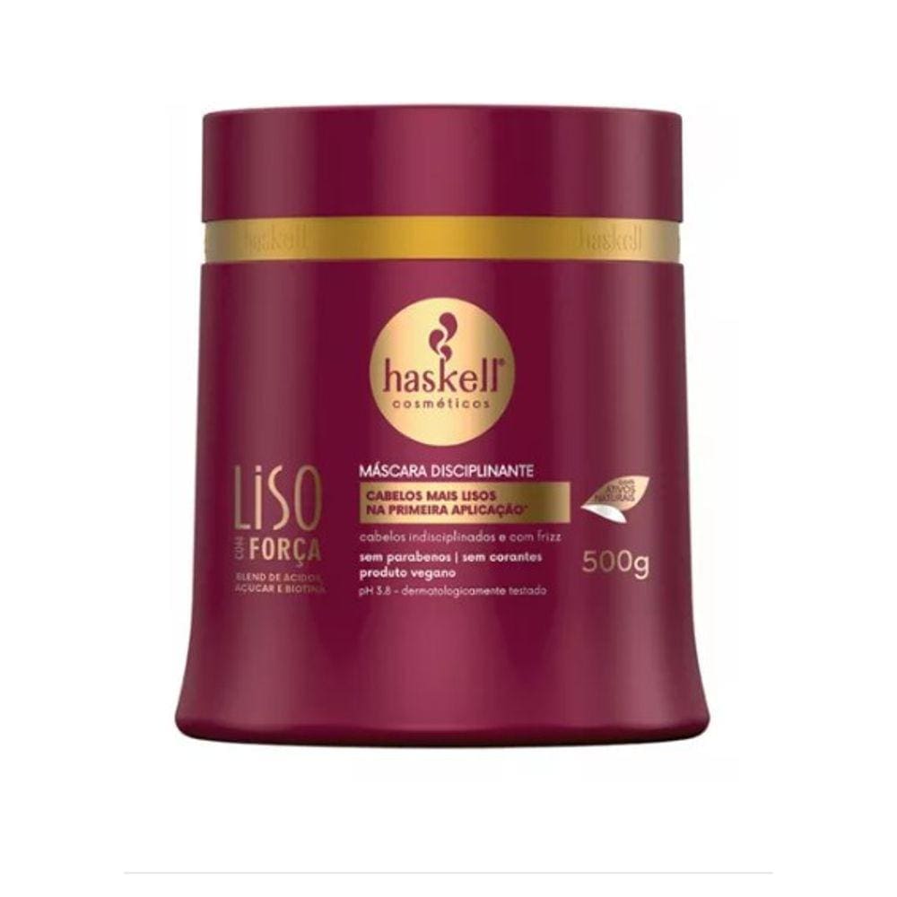 Máscara Haskell Liso Com Força 500g