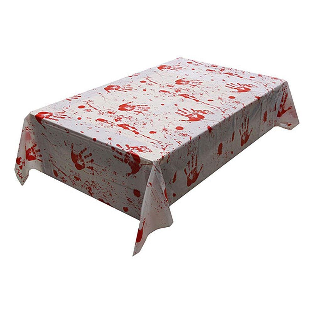 Toalha Plástica De Halloween Decorativo Sangue
