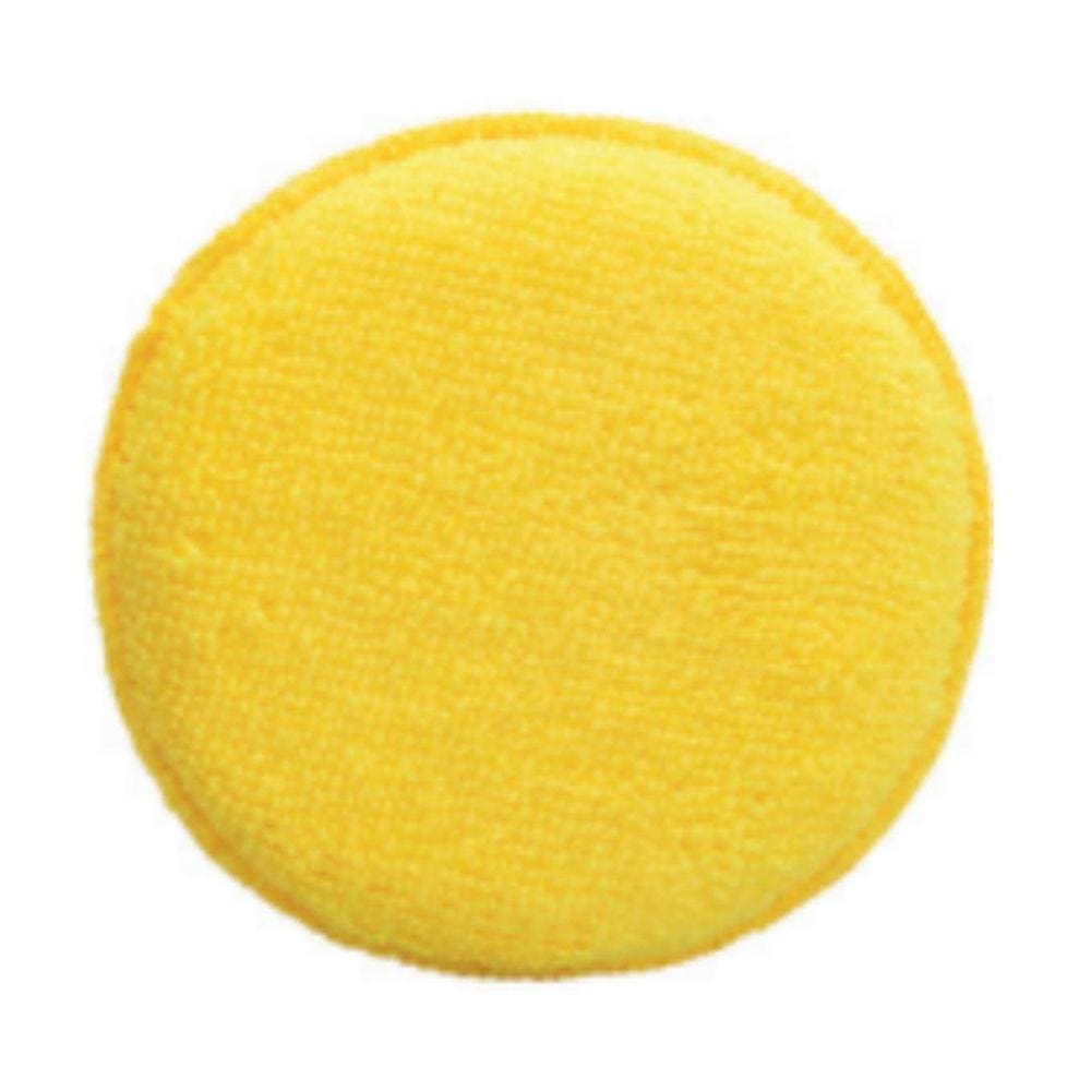 Auto Crazy Aplicador De Microfibra Redondo Amarelo