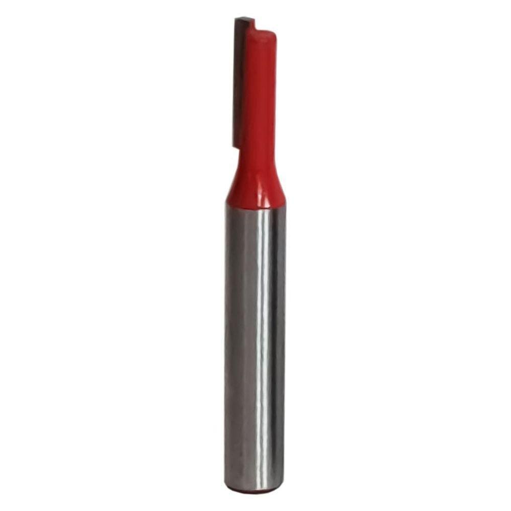 Fresa Reta Paralela 4Mm Haste 6Mm Metal Duro Tupia Madeira