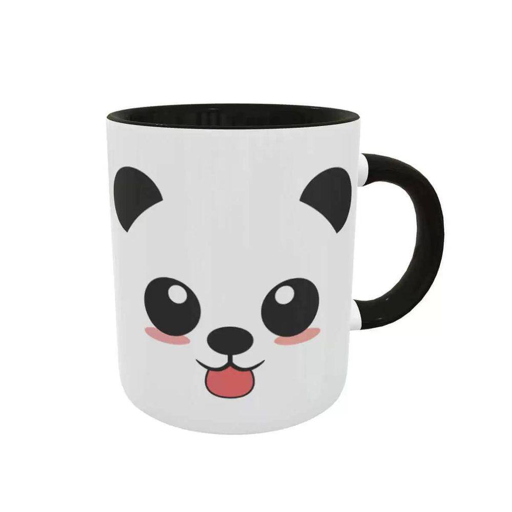 Caneca Divertida Panda Kawaii Presente Criativo Geek