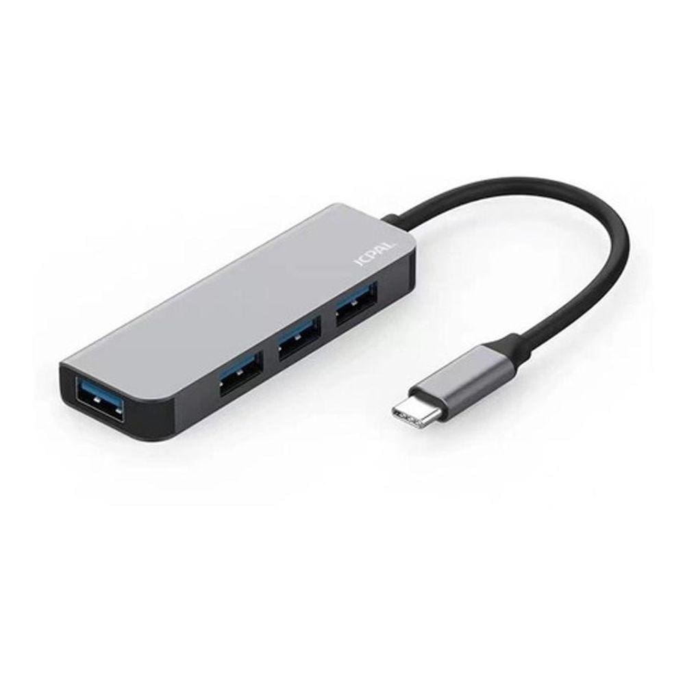 Hab Usb Type-C 1 Porta Usb 3.0 5 Gbps+ 3 Portas Usb2.0
