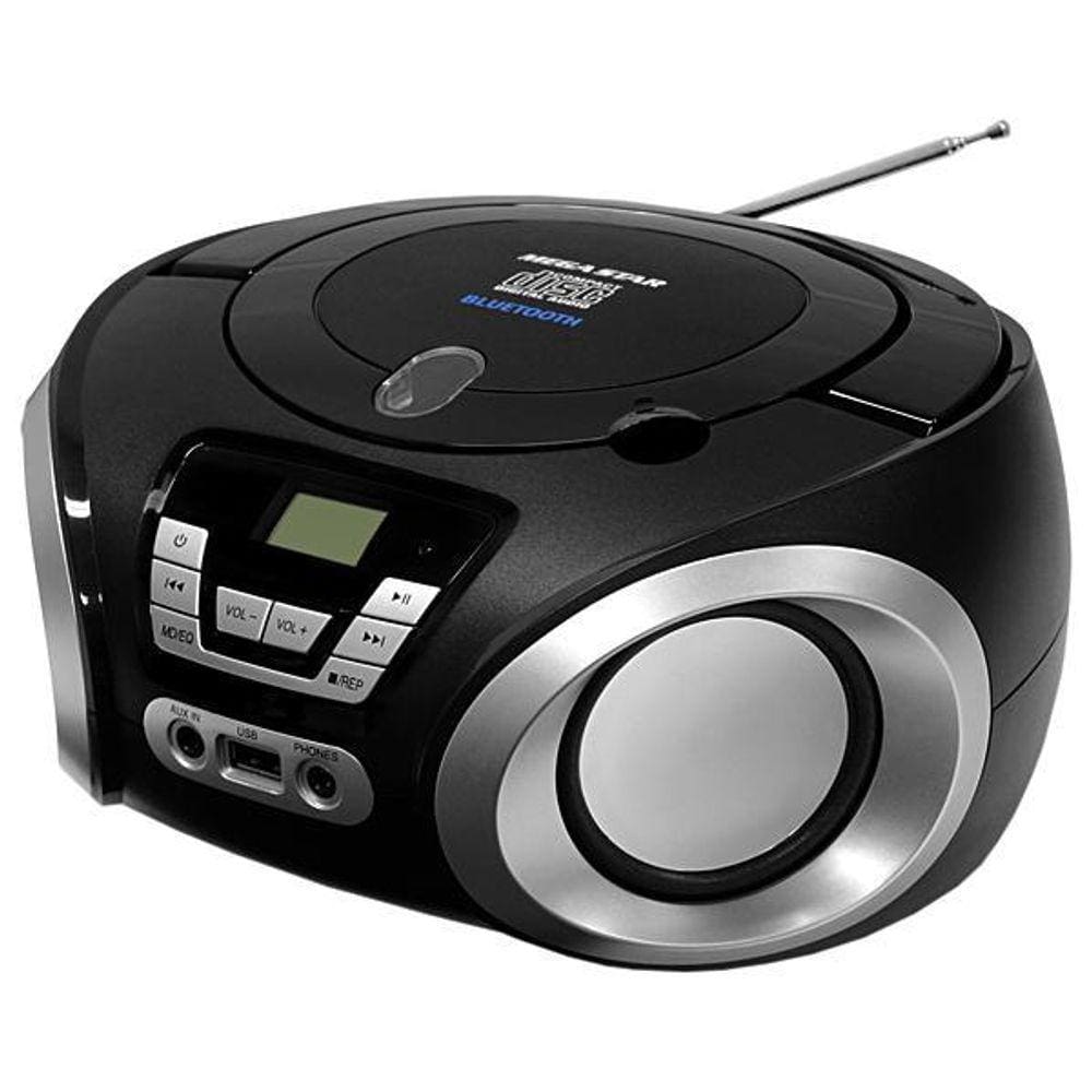 Toca Cd Portátil Megastar Mp-1842Bt Bluetooth | Extra