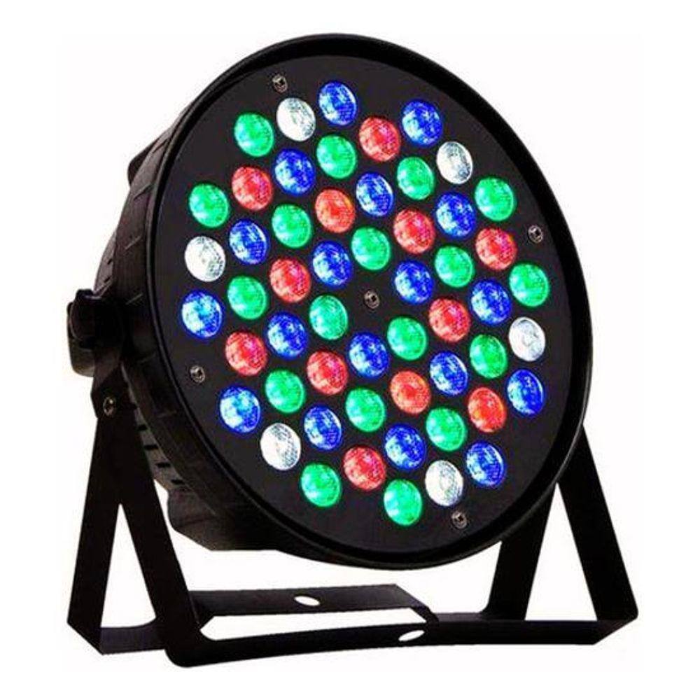 Canhão Refletor Led 54 Leds RGB Bivolt Dmx Slim