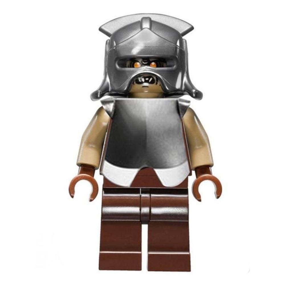 Boneco Blocos De Montar Moedor Orc Medieval Anéis