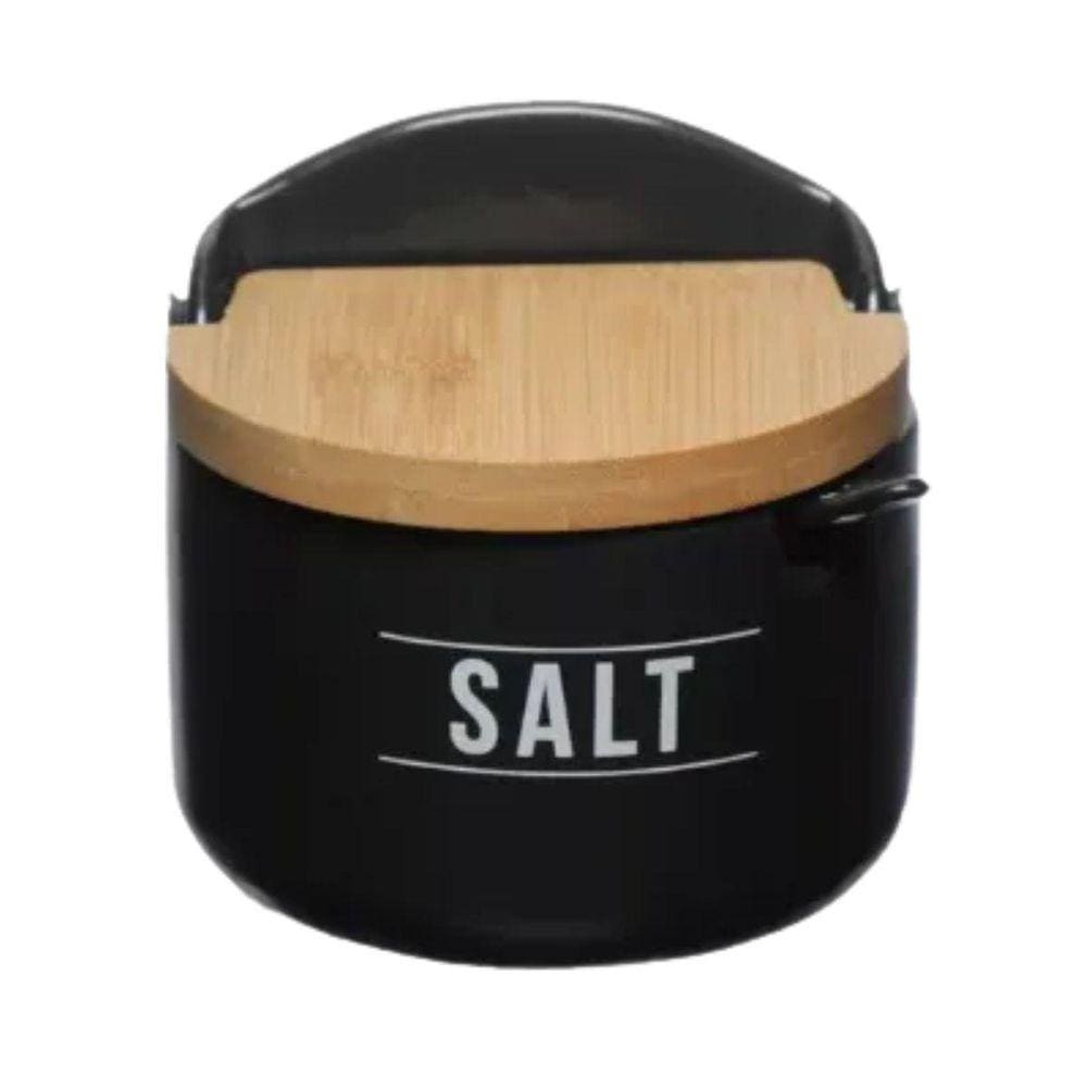 Saleiro Cozinha Porcelana Manhattan Hauskraft 300Ml Preto