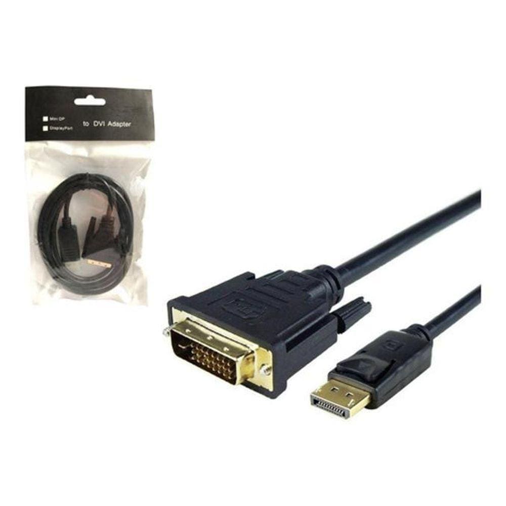 Cabo Conversor Displayport Para Dvi 24+1 1.8 Metros