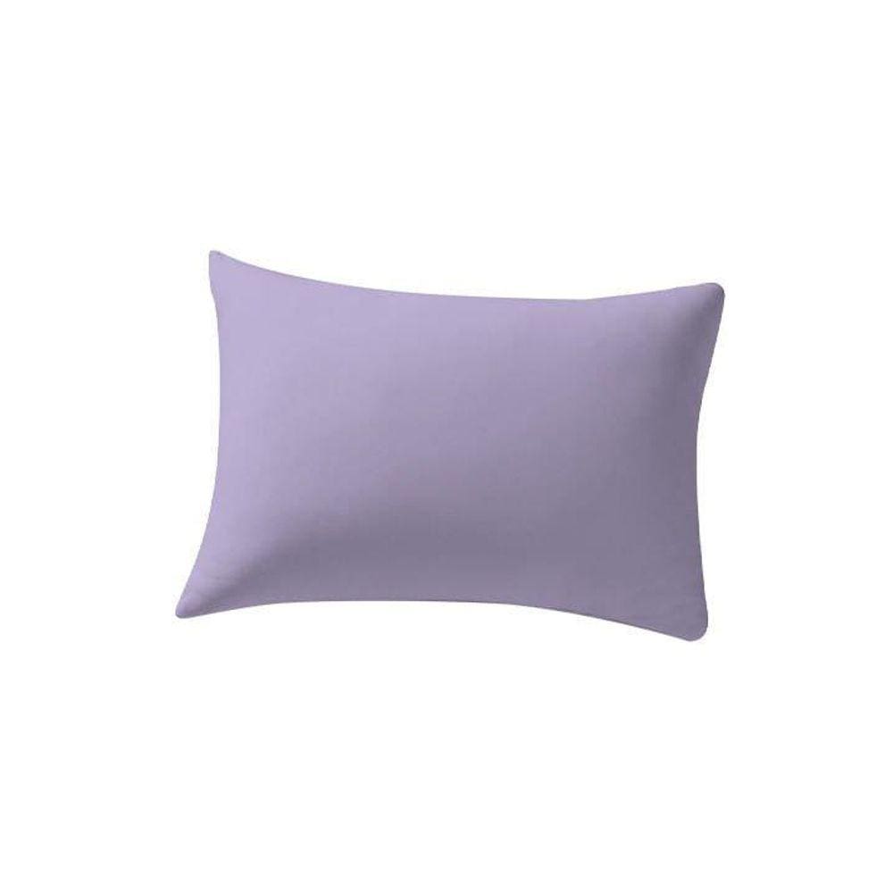 Fronha Avulsa Lisa Malha Doce Vida Lavanda 48x68cm