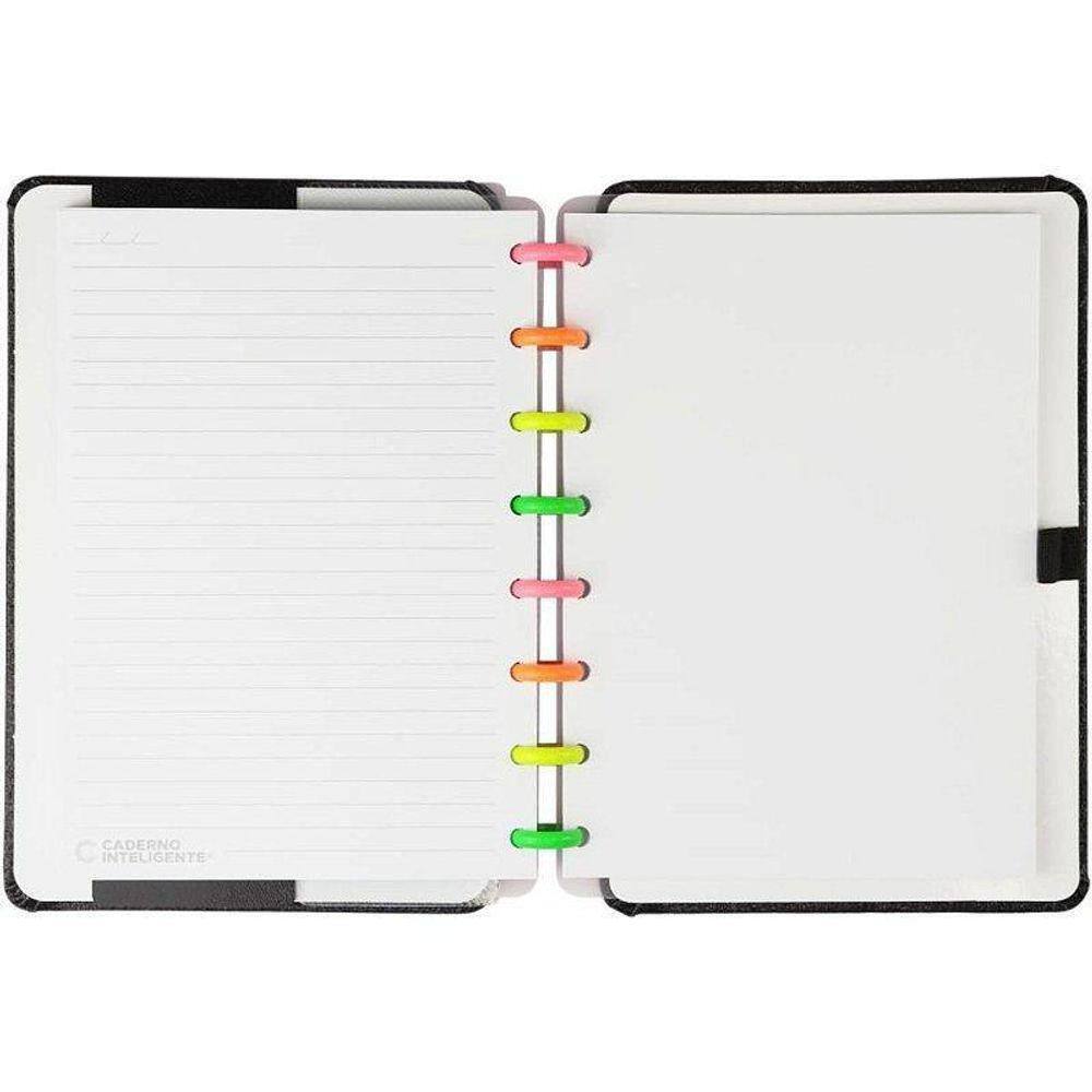 Caderno Inteligente A5 Lets Glitter Neon Black
