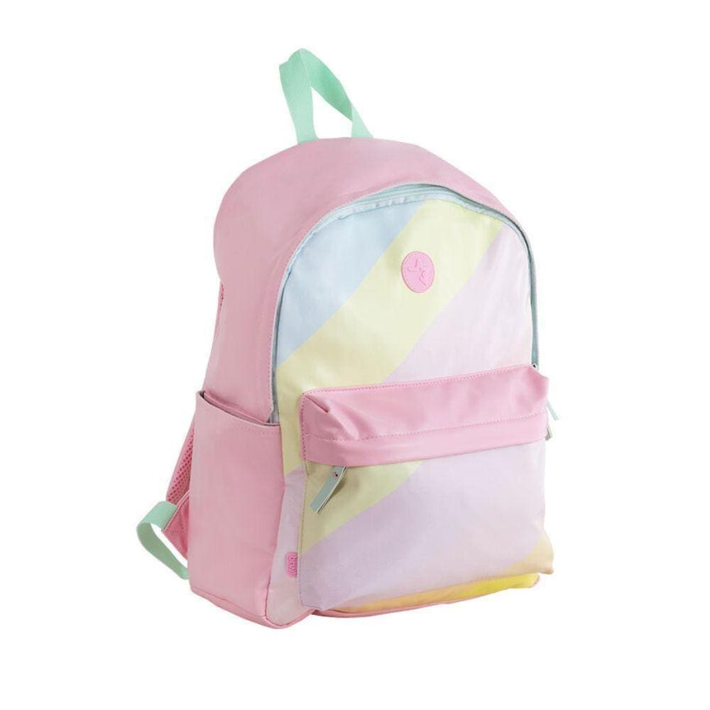 Mochila De Costas Listras Coloridas Brw
