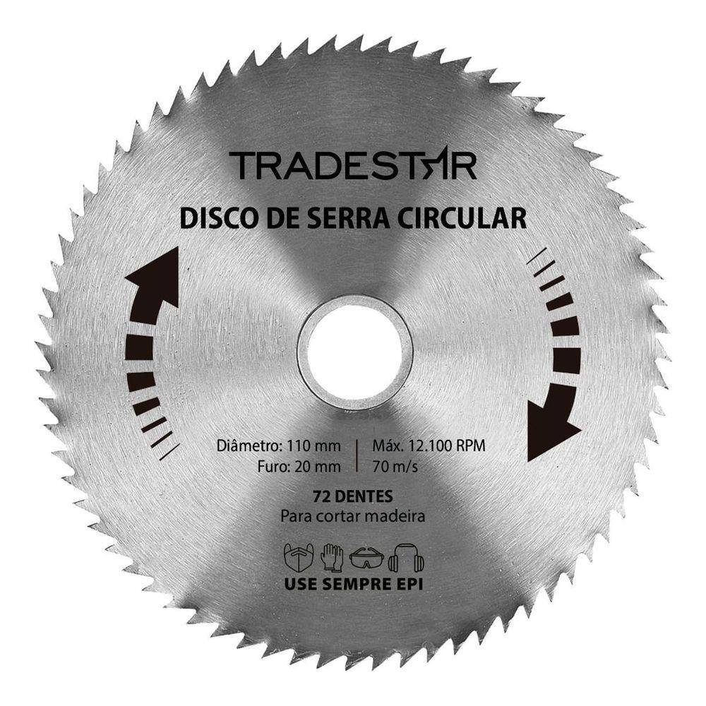 Disco Serra Circular Madeira 72 Dentes 110X20Mm Makita
