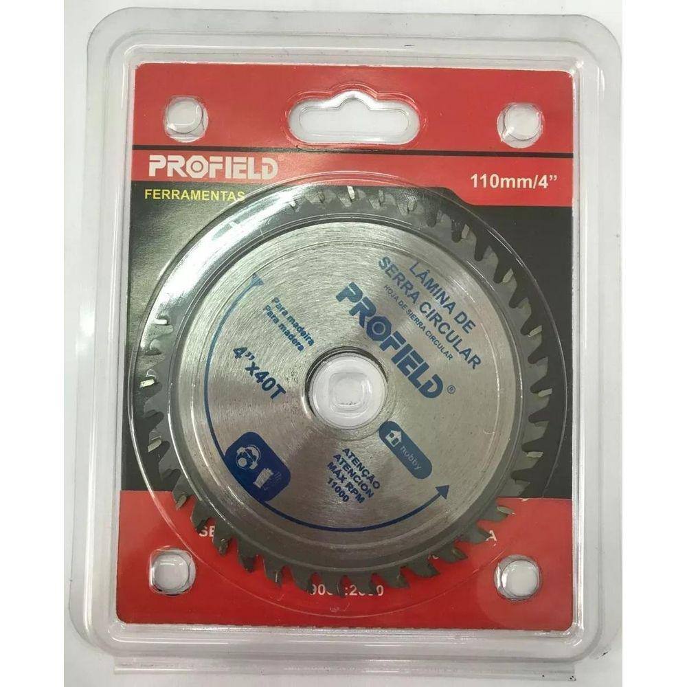 Disco de Corte para Madeira 4 Profield 110mm 7/8 40 Dentes