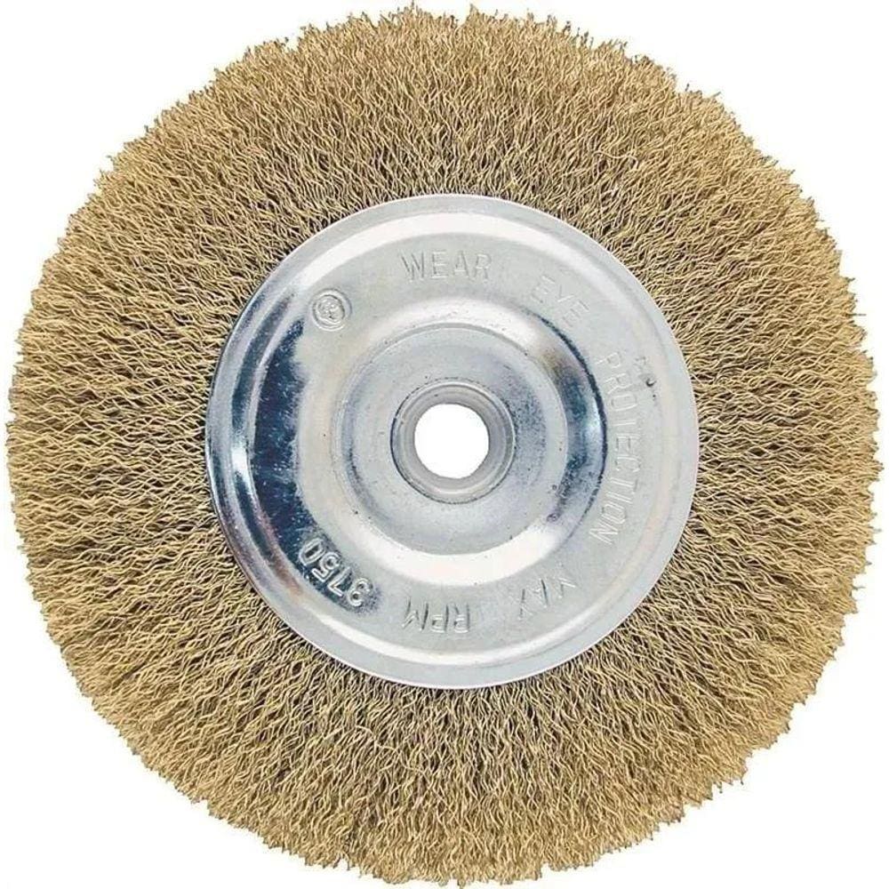 Escova Rotativa Latonada 6 X 1/2 Furo 1/2