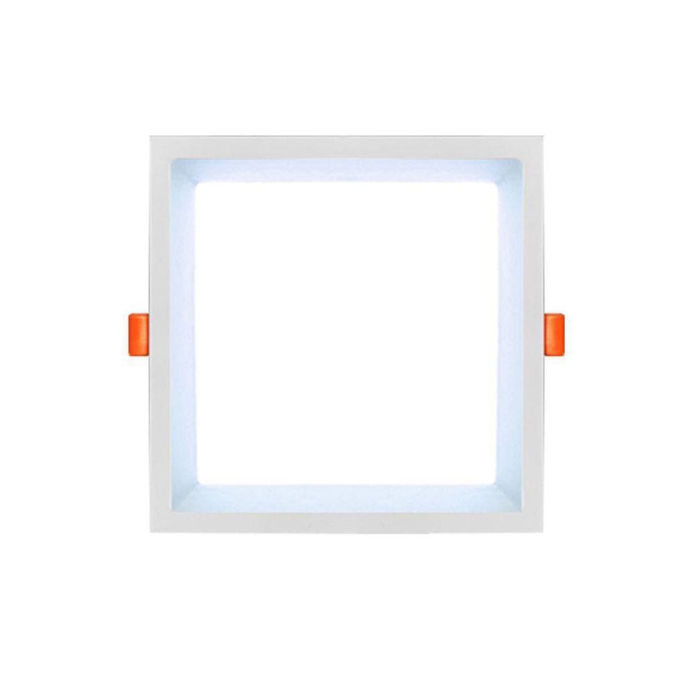 Painel De Embutir Led 12W Opus Branco Recuado 6500K Bivolt