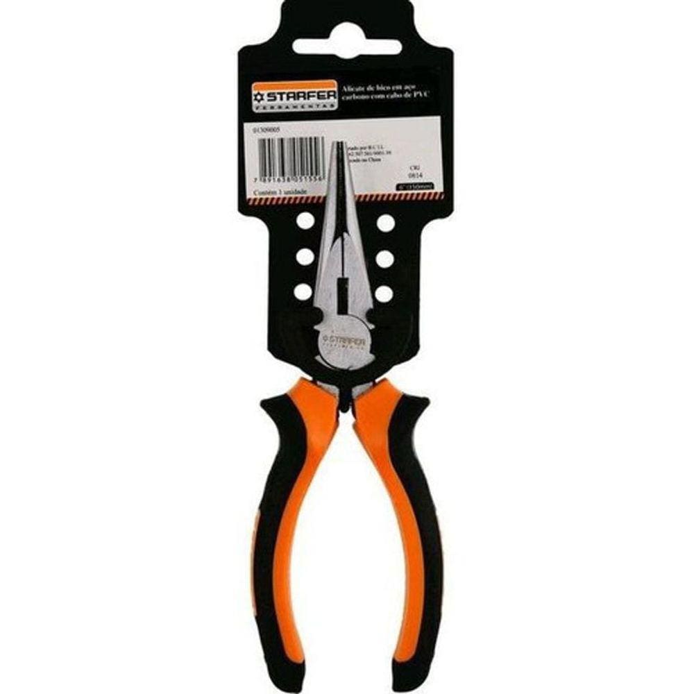 Alicate De Bico Meia Cana 6Pol 152Mm Pvc Starfer