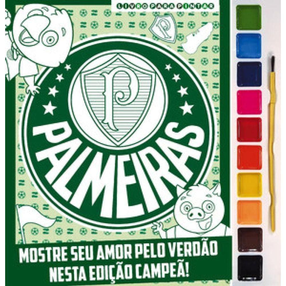 Palmeiras Livro Para Pintar Com Aquarela