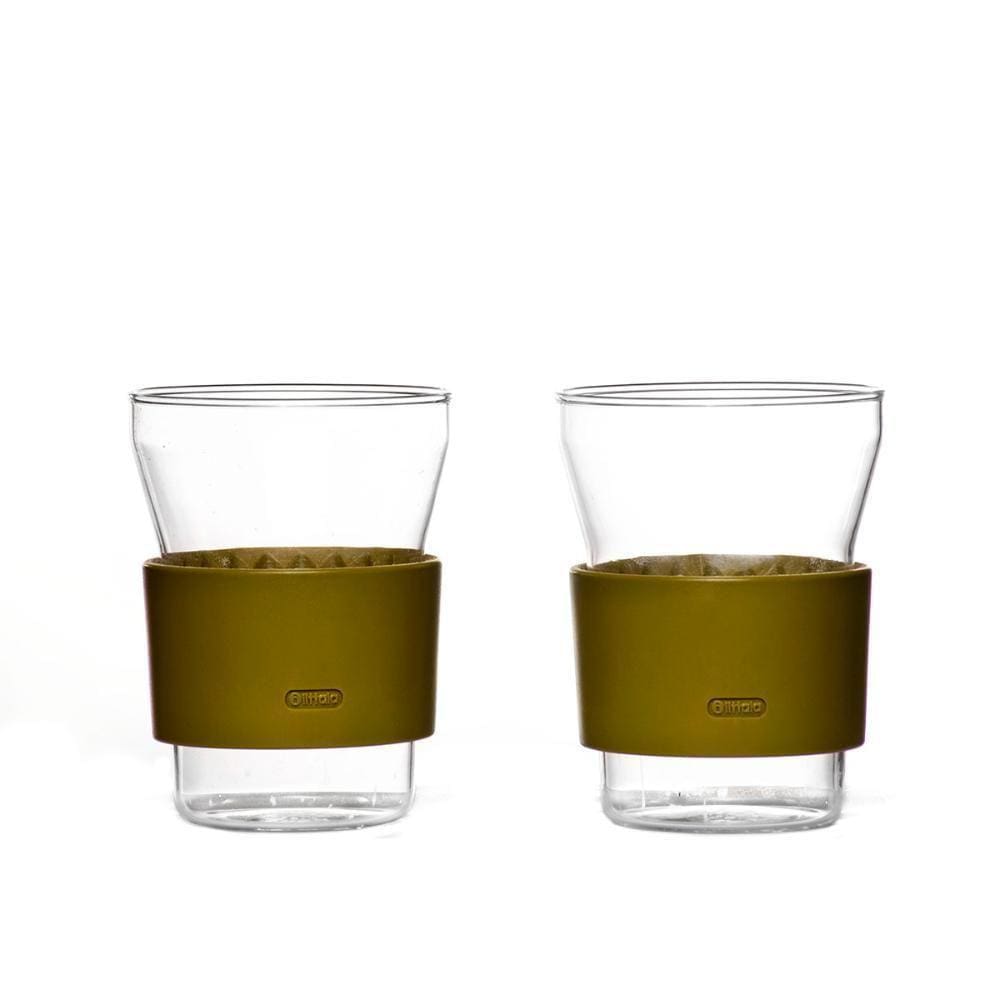 Kit 2 Taças 300Ml Copo Chá Suco Vidro Hotcool Iittala