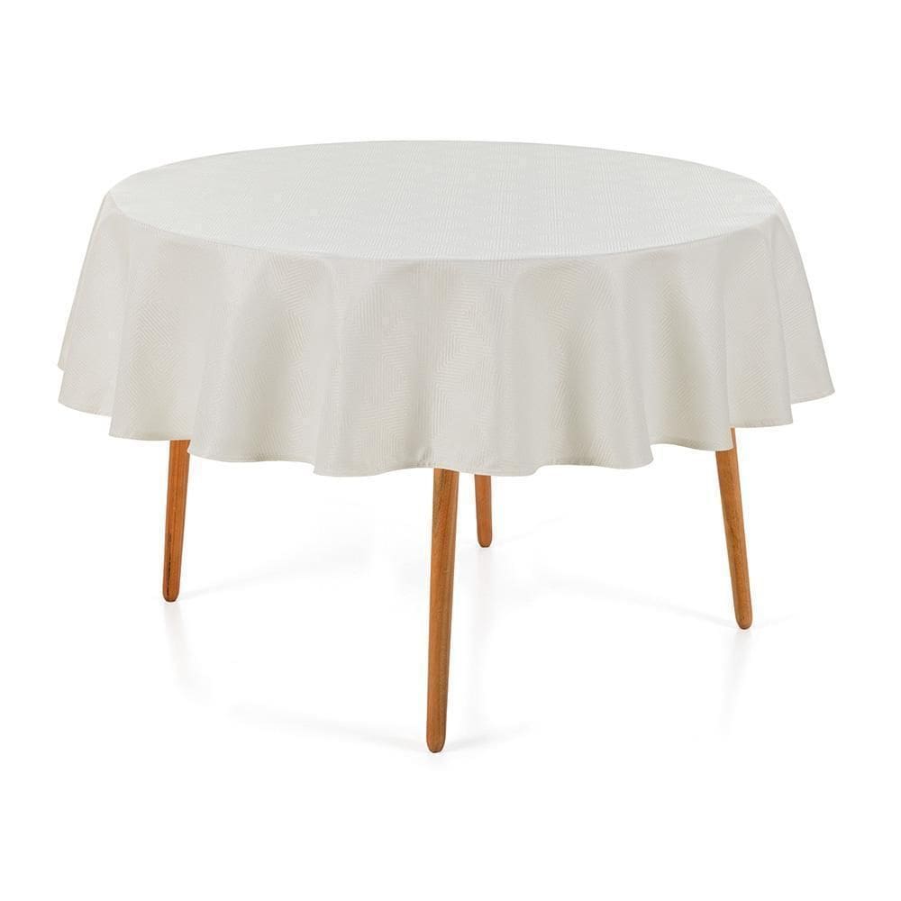 Toalha De Mesa Redonda Sempre Limpa Zattar 1,78M - Karsten