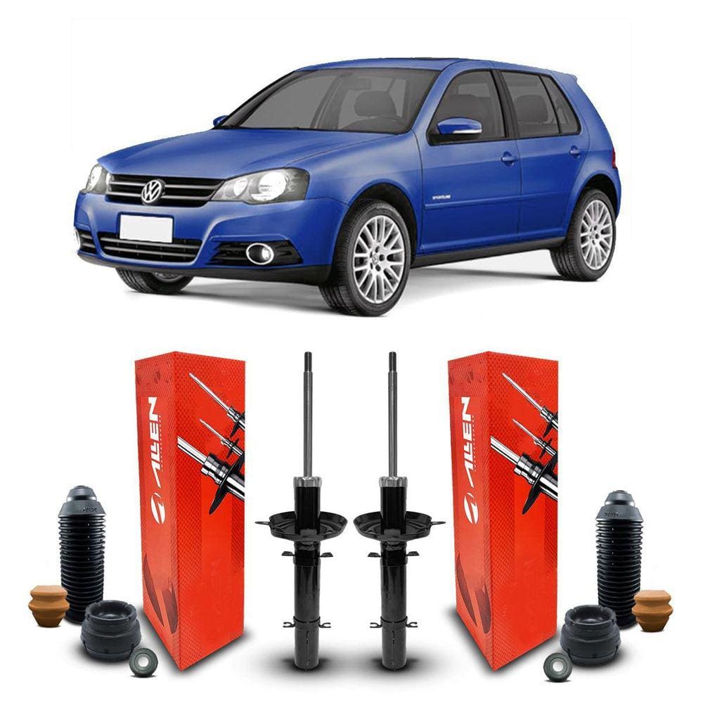 Par Amortecedor Kit Dianteiro Volkswagen Golf 2007 A 2013