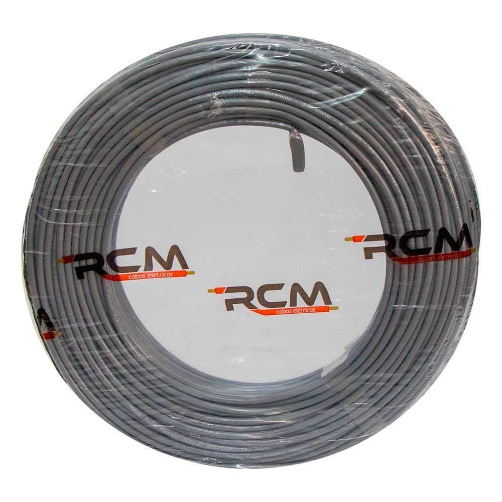 Cabo Flexivel 4,00Mm 750V Rolo Com 100 Metros Preto - Rcm