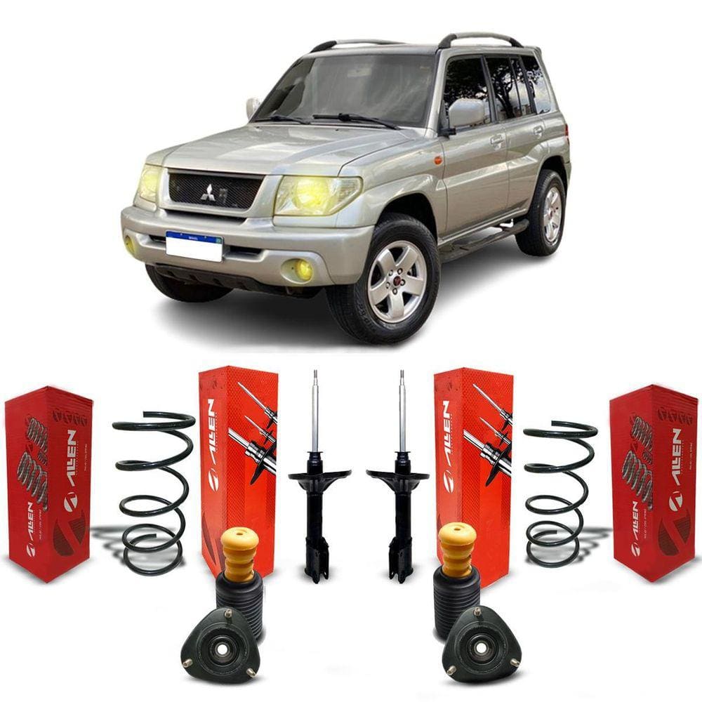 2 Amortecedores Molas + Kit Dianteiro Pajero Tr4 2003 A 2009
