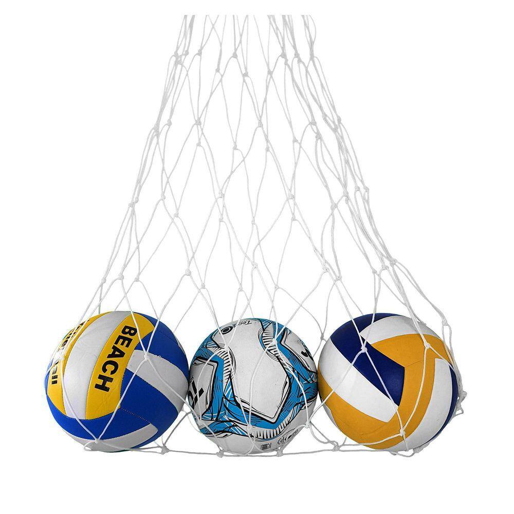 Saco para 15 Bolas Futebol Campo 4mm Branco