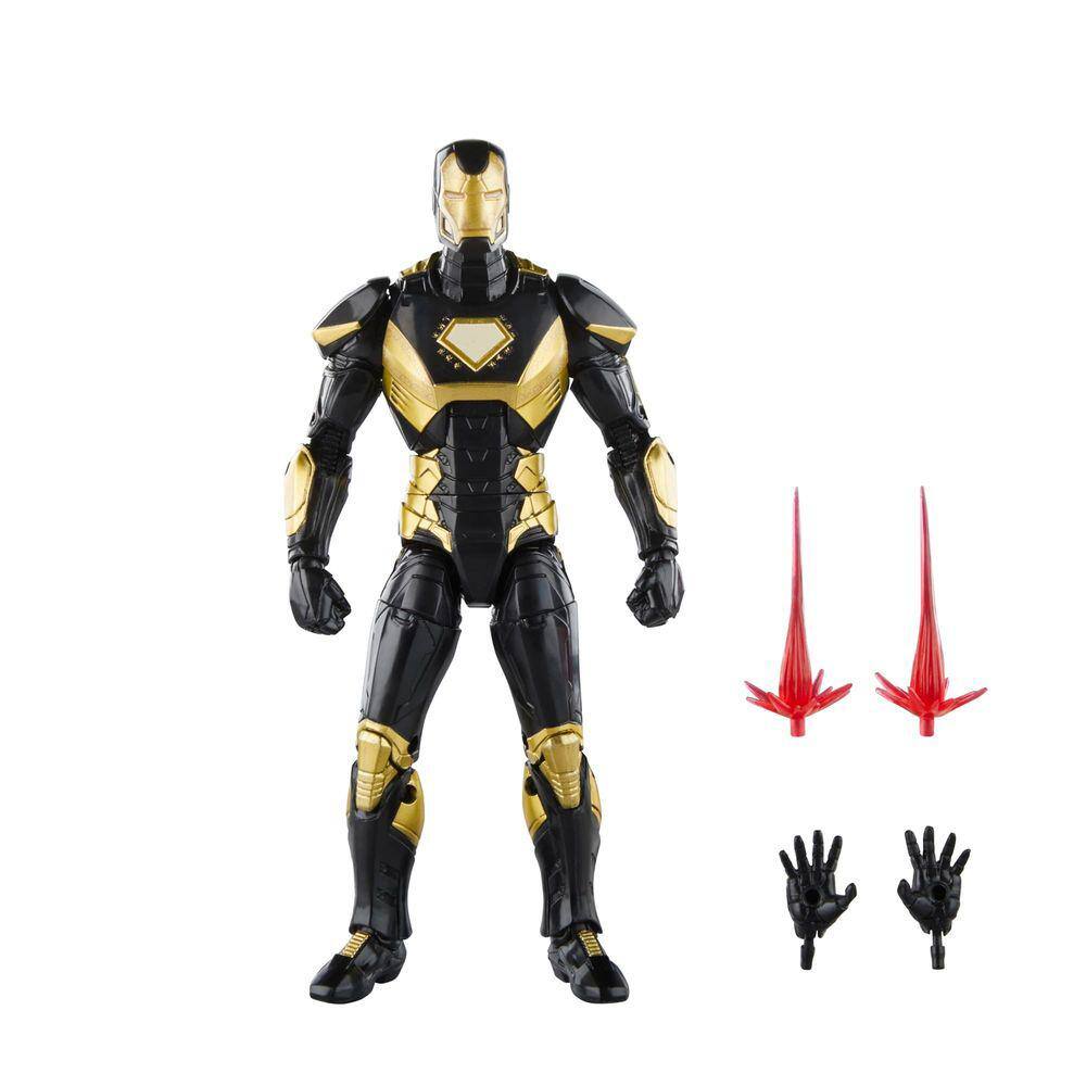 Boneco de ação Marvel Legends Gamerverse Iron Man Midnight Su