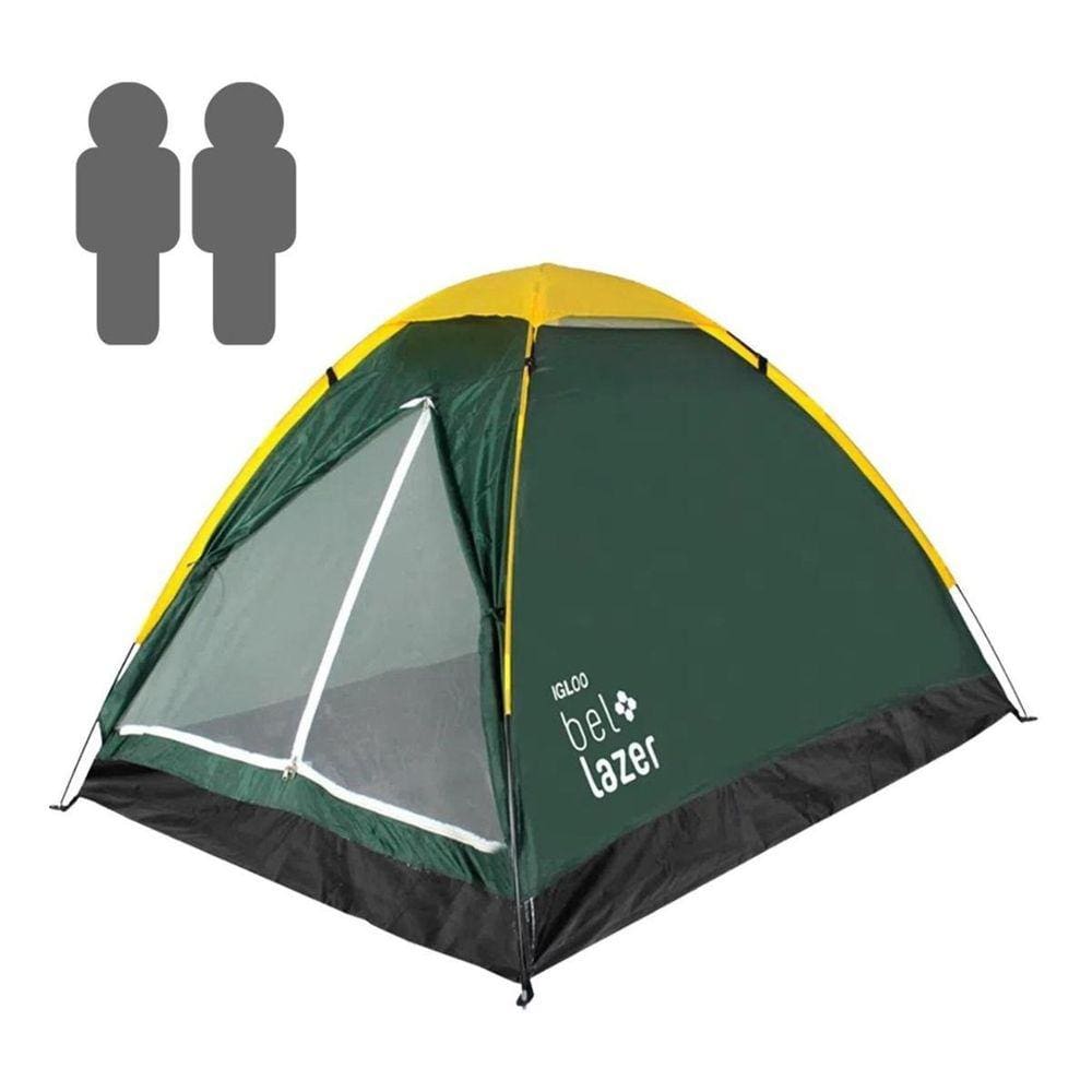 Barraca Iglu Retiro Camping Impermeável 2 Pessoas Com Bolsa