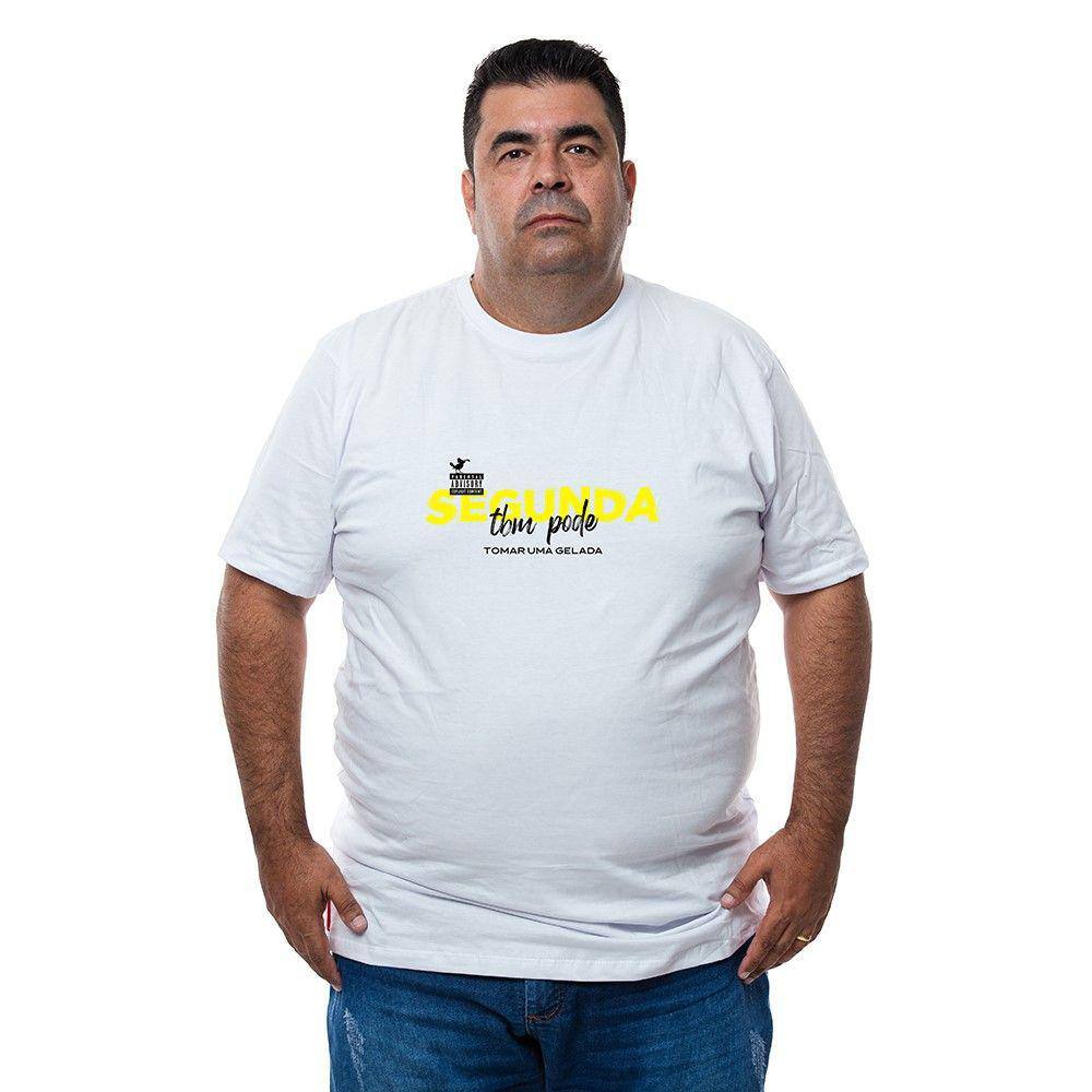 Camisa Plus Size Algodao Masculina Blusa Confortavel Com Abridor De Garrafa Interno Super Leve