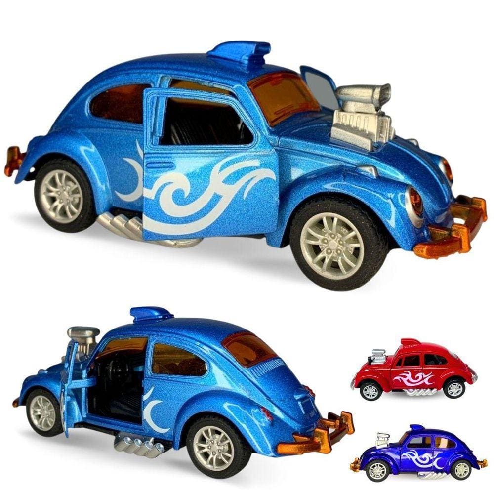 Carrinho Miniatura Abre As Portas Pneus De Borracha De Ferro