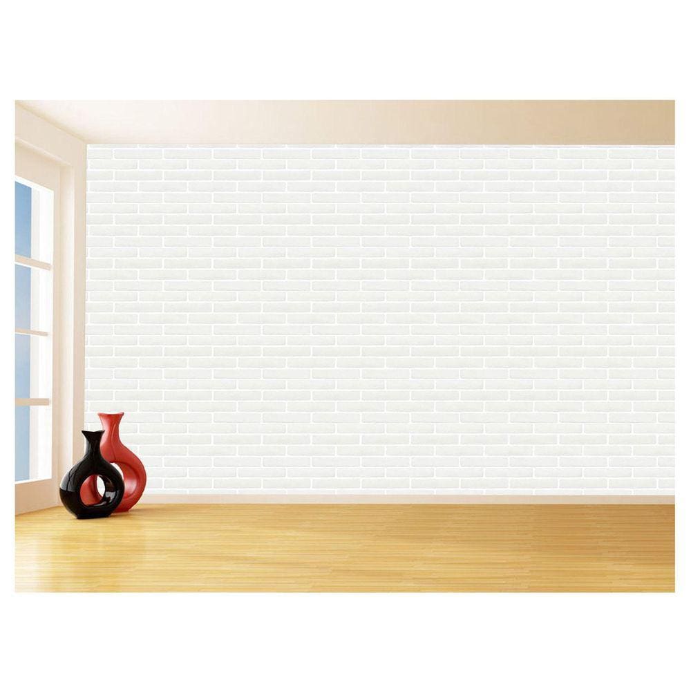 Papel De Parede 3D Tijolo Sala Tijolinho Vista 3,5M Xbr10