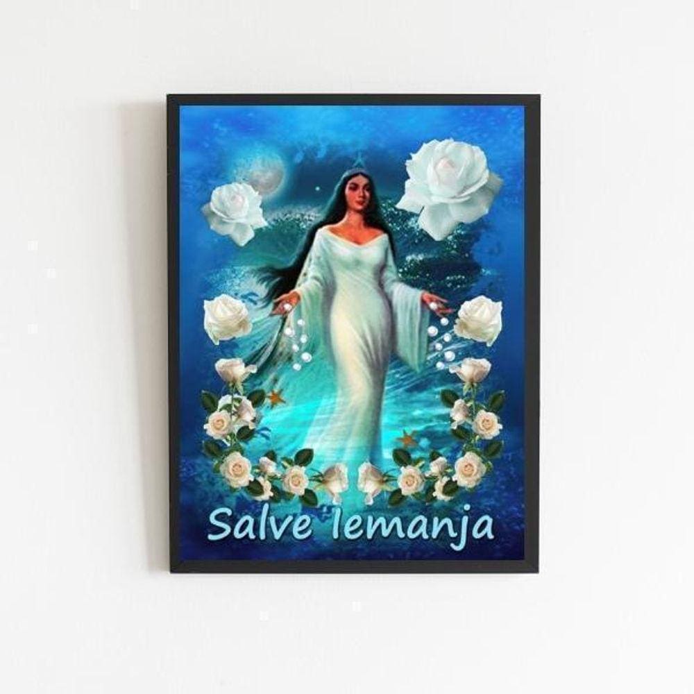 Quadro Caminha E O Caminho Se Abrirá 45X34Cm Branca