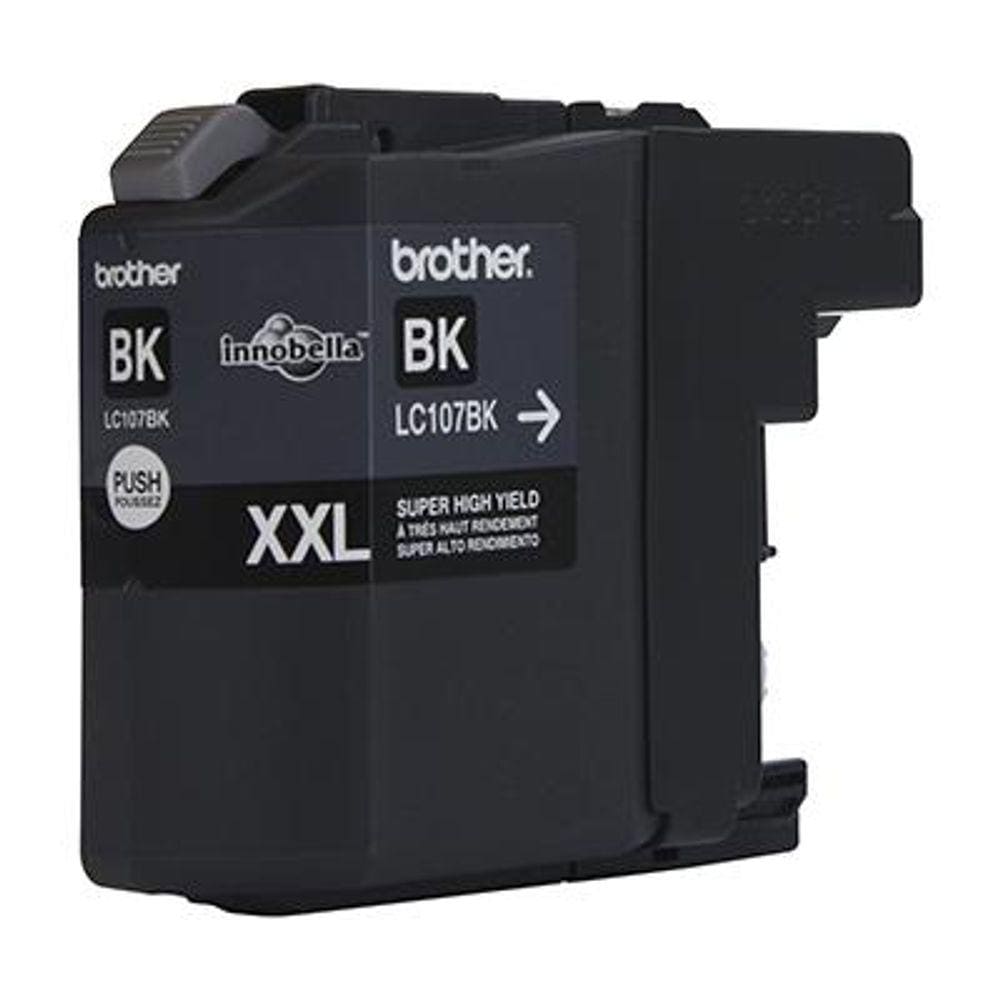 Cartucho Brother LC 107 BK Preto Alto Rendimento