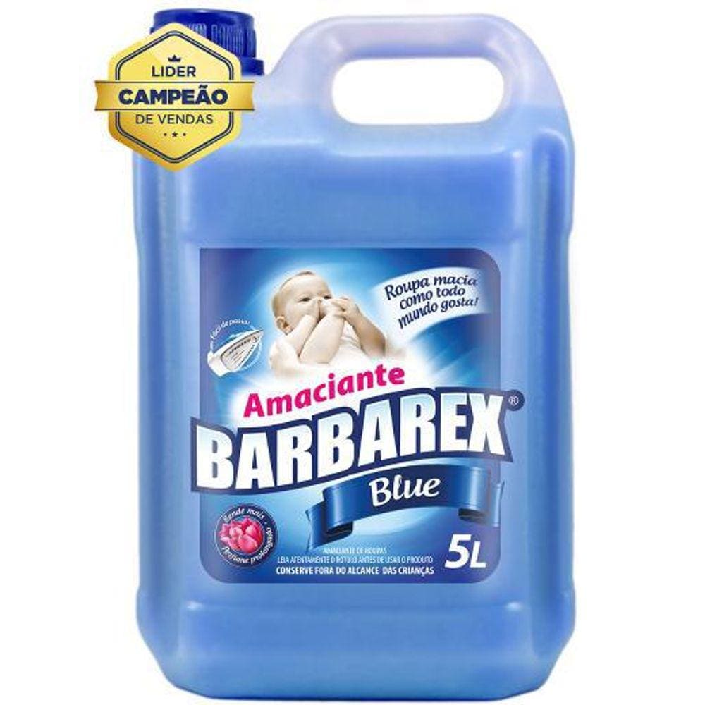 Amaciante Para Roupas Barbarex Blue 5L
