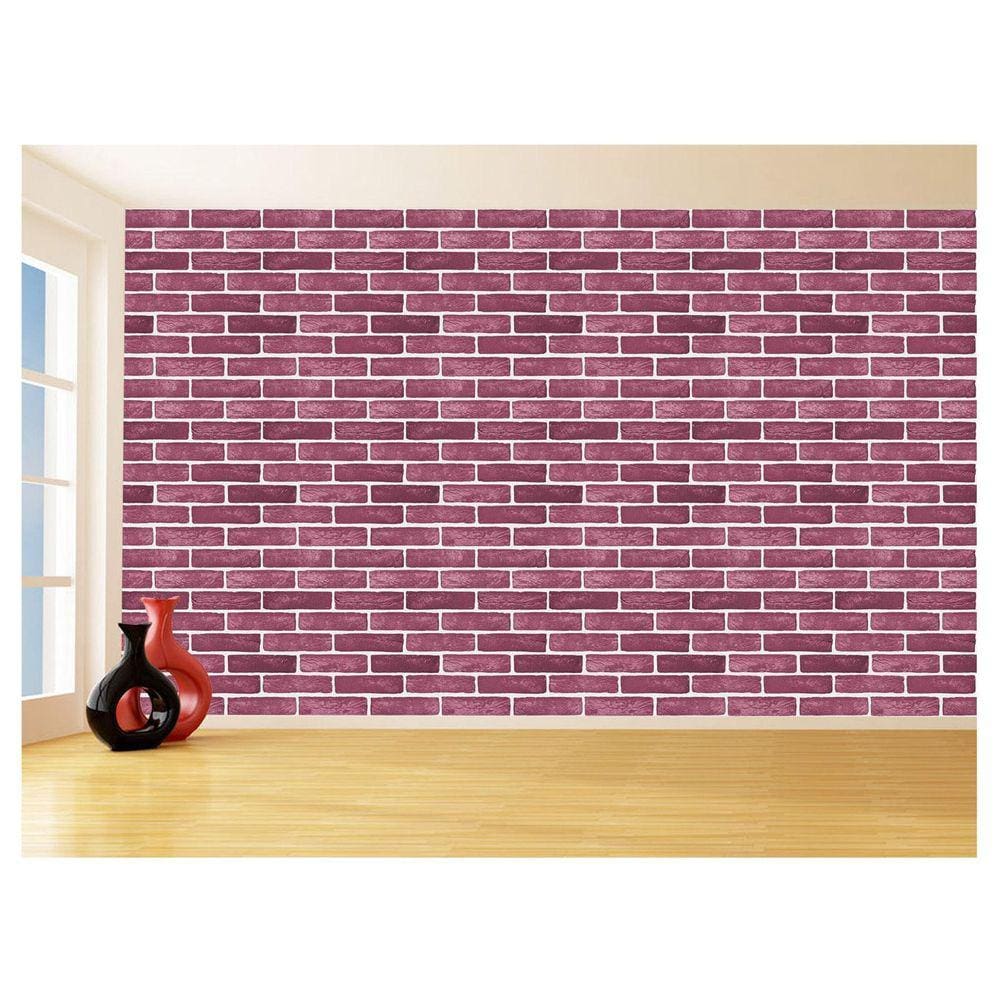 Papel De Parede 3D Tijolo Sala Tijolinho Vista 3,5M Xbr64