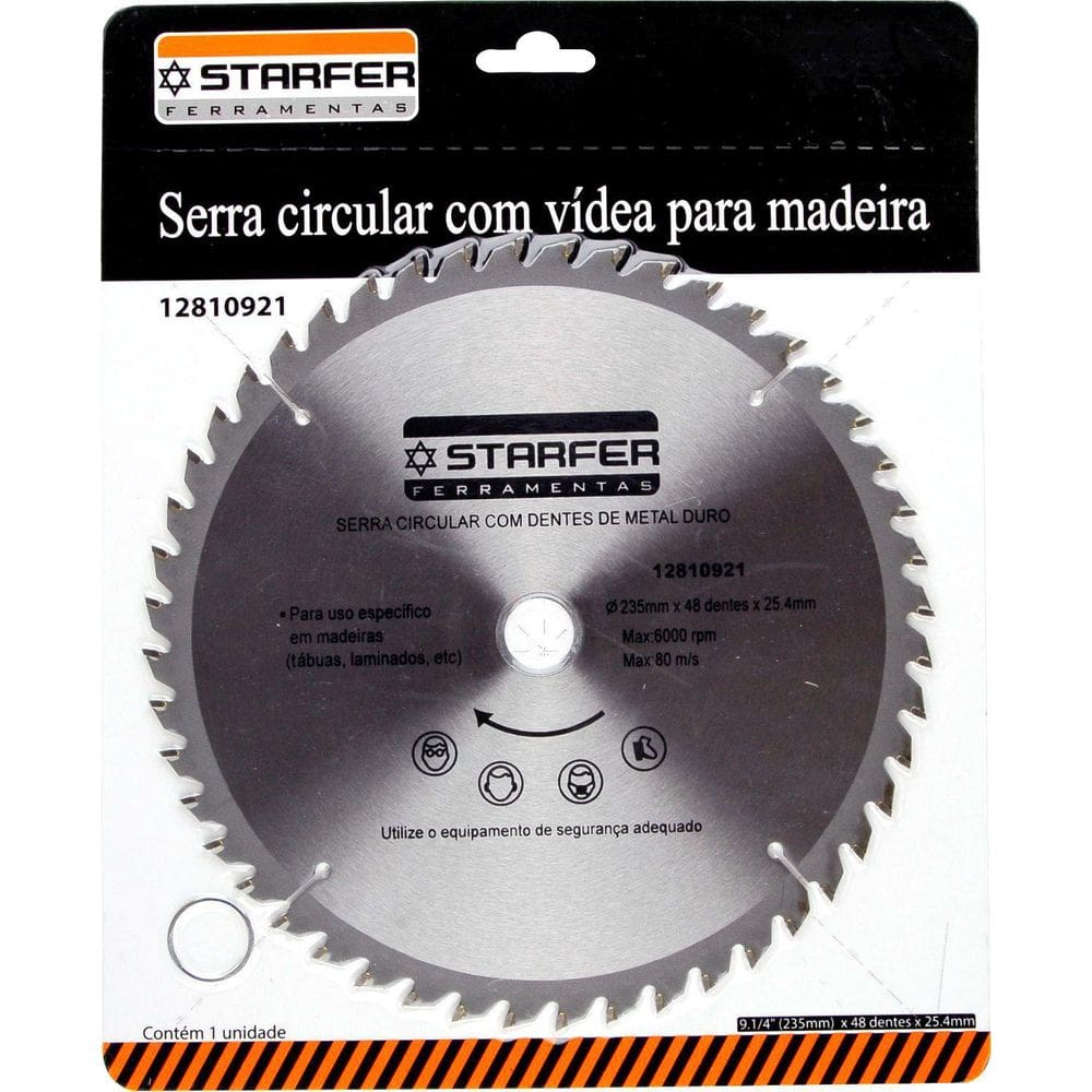 Serra Circular Widea Starfer 9.1/4X48X25