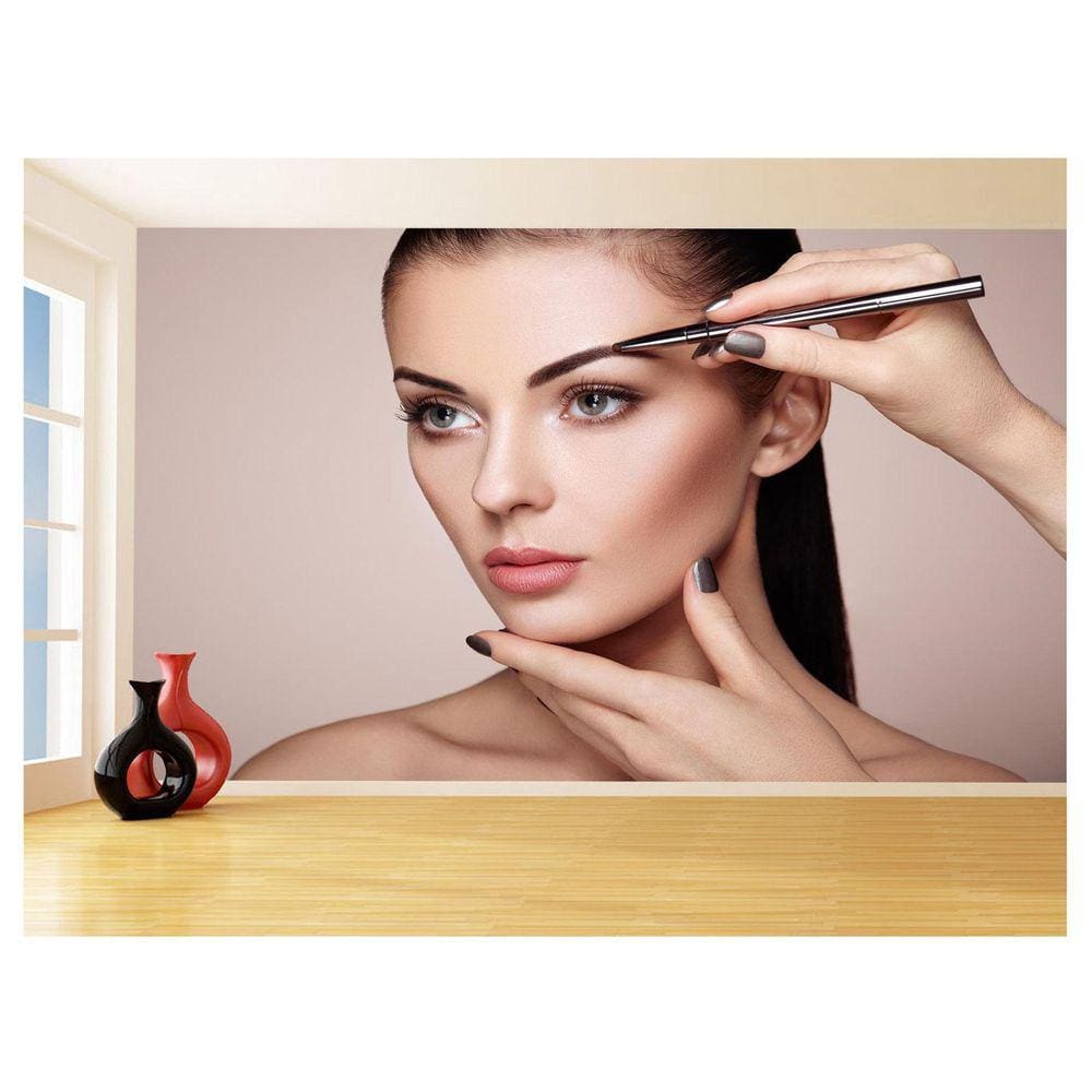 Papel De Parede Salão De Beleza Maquiagem Make 3,5M Slb57