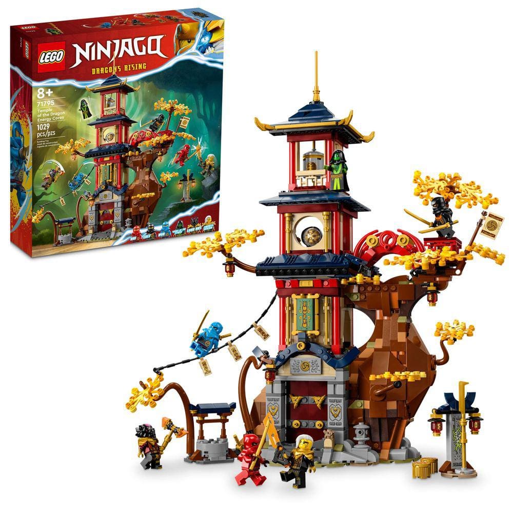 Brinquedo de construção LEGO NINJAGO Temple of The Dragon Energy Cores
