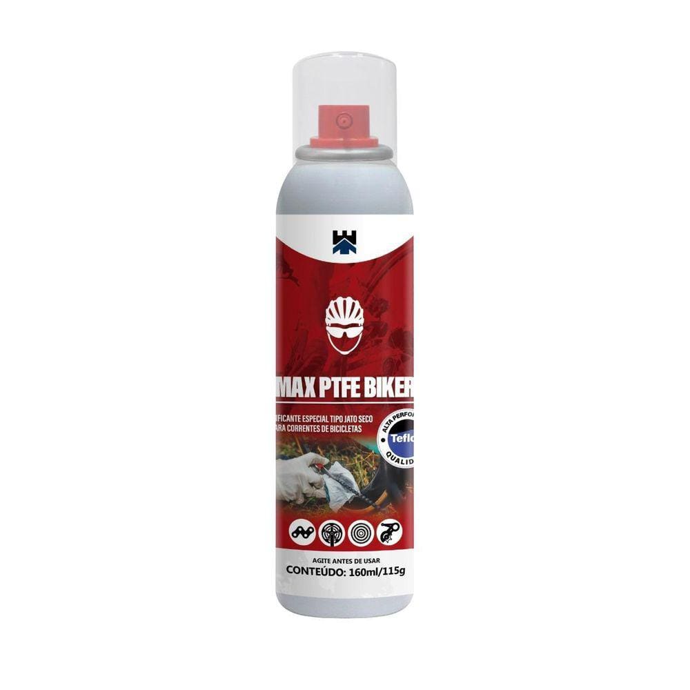 Lubrificante Seco 160Ml/115G Max Ptfe Biker