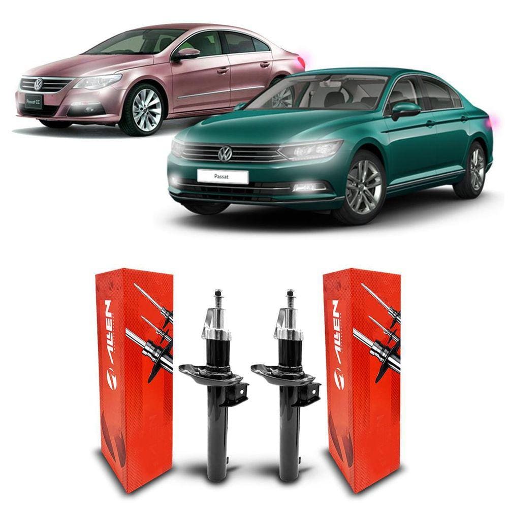 Par Amortecedor Dianteiro Volkswagen Passat 2011 A 2019 55Mm