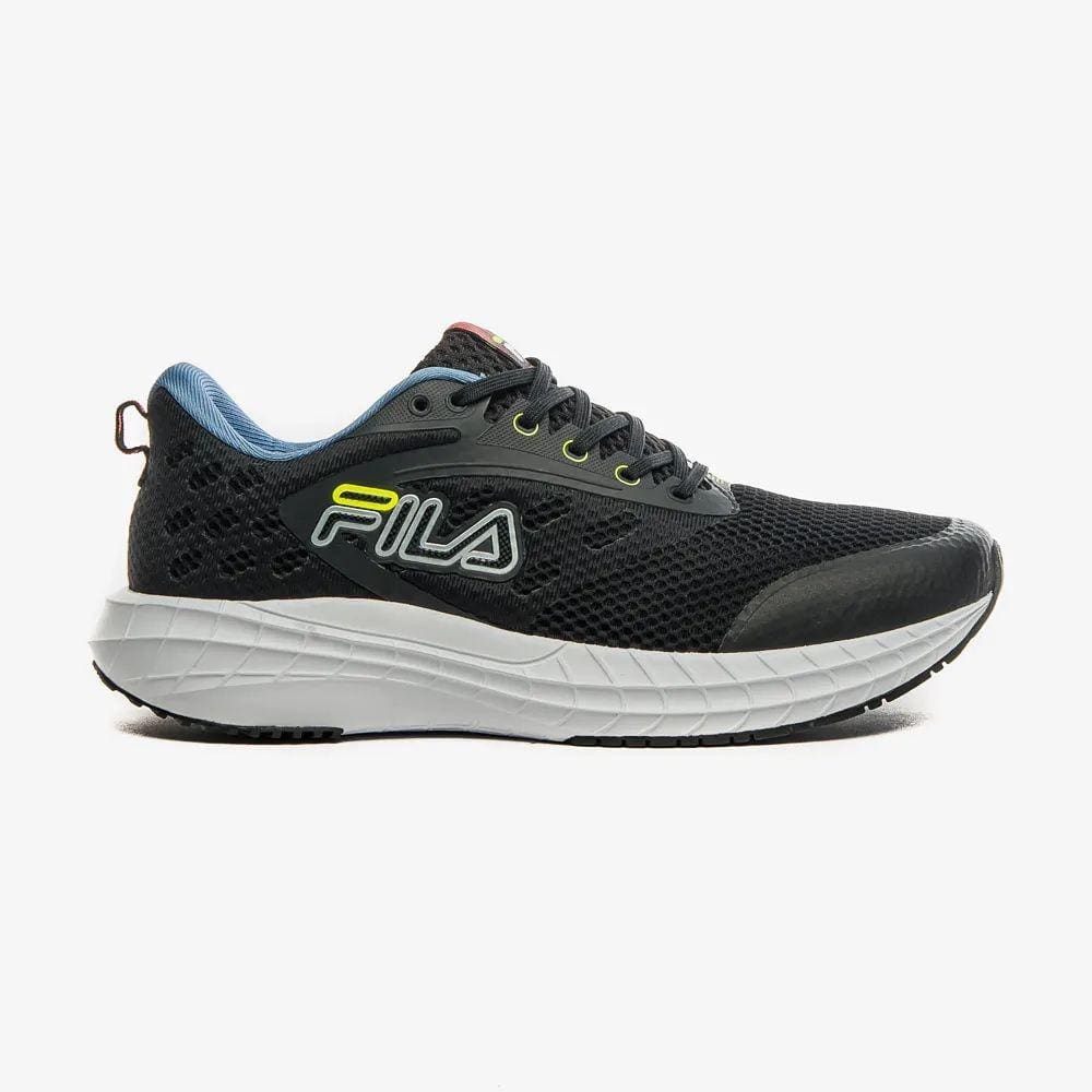 Tênis Fila Compass Feminino - Preto/Blue Limão