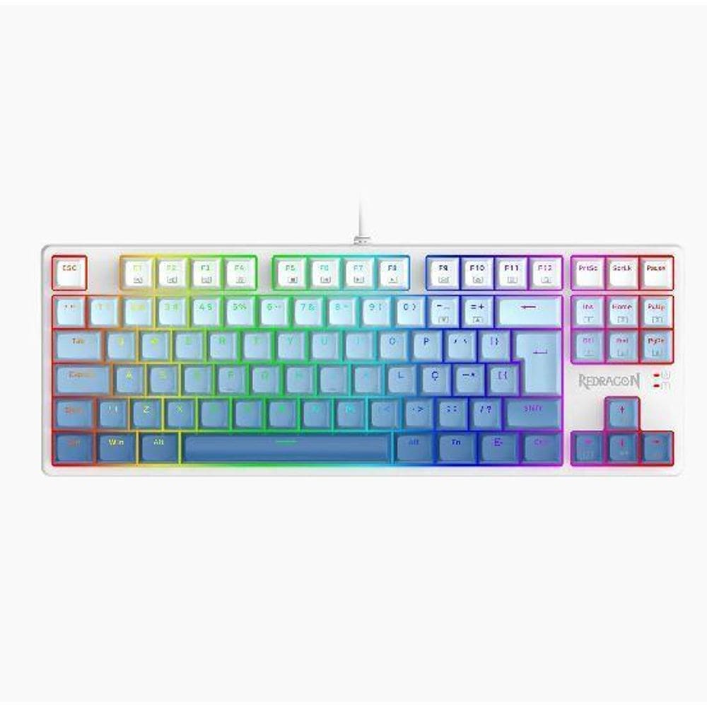 Teclado Gamer Redragon Daksa K576Gb-Rgb Azul Switch Brown