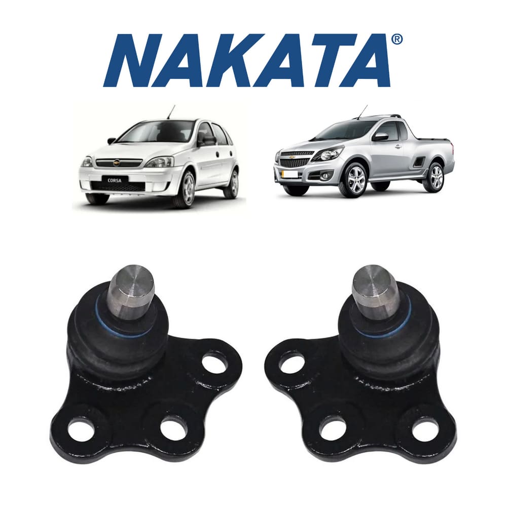 02 Pivô Da Suspensão Dianteiro Nakata Chevrolet Corsa 2002 A 2012