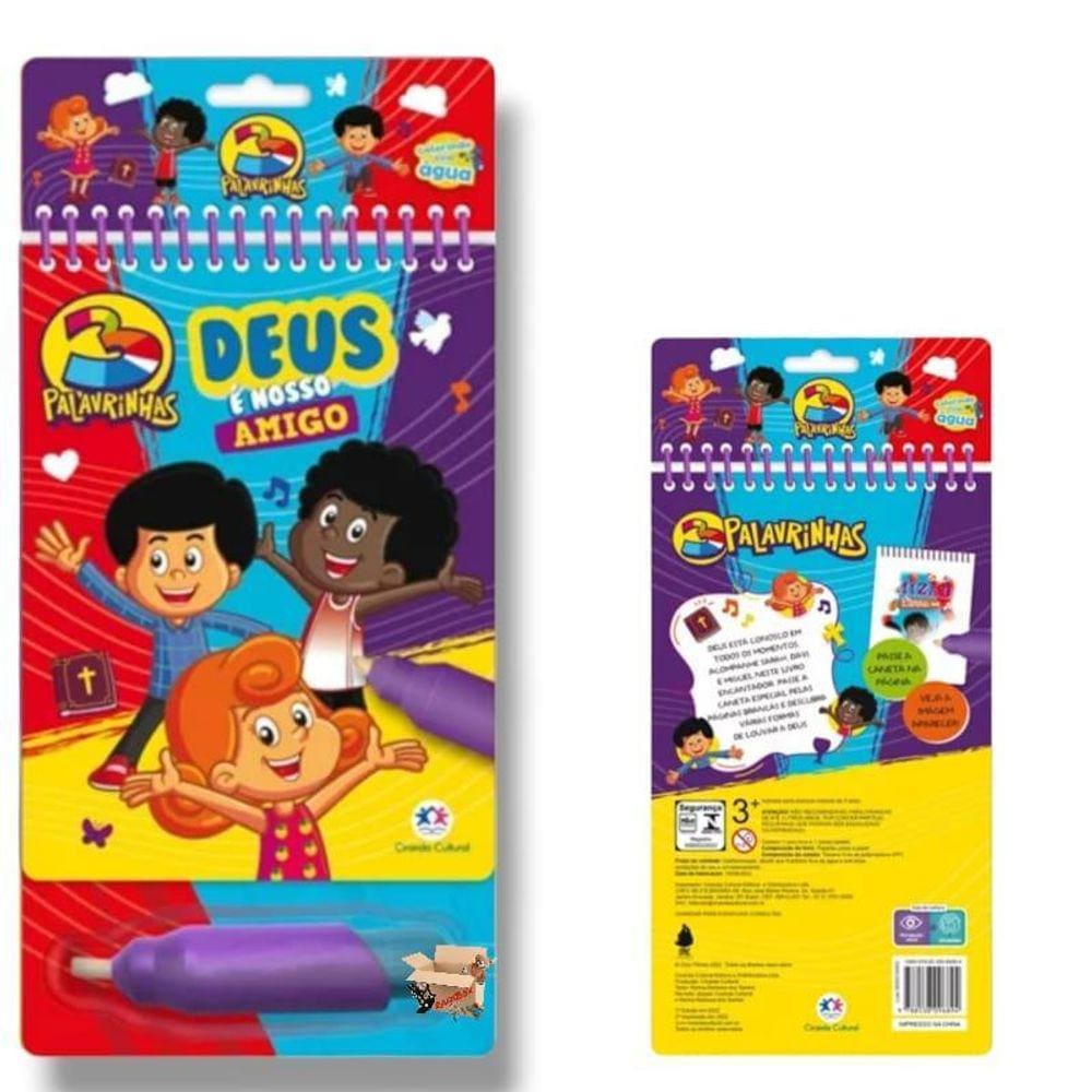 Livro Infantil Aquabook Colorindo Com Água Ciranda Cultural