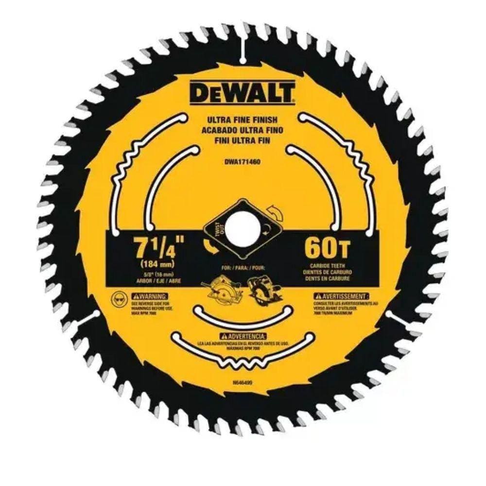 Disco Serra Circular P- Madeira 7 1-4\" 60d Dwa171460 Dewalt