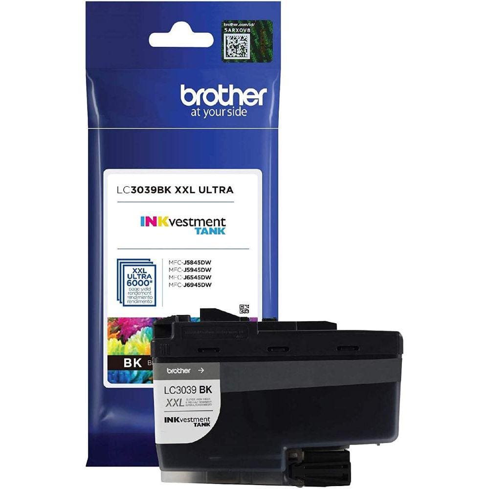 Cartucho de Tinta Brother LC 3039 BK Preto para MFC-J6545DW