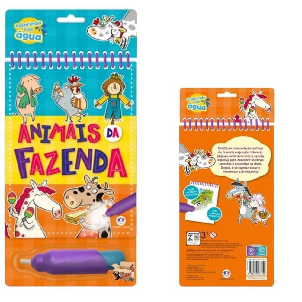 Livro Infantil Aquabook Colorindo Com Água Ciranda Cultural