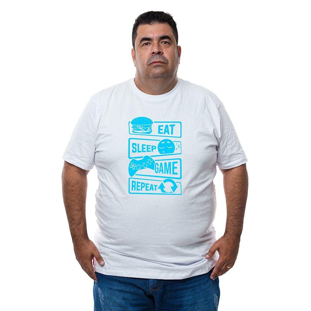 Camiseta Masculina Plus Size Algodao Numeraçao Especial Grande Manga Curta Com Abridor De Garrafa