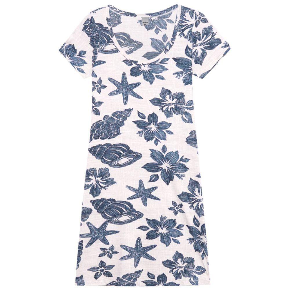 Vestido Manga Curta Viscose Stretch Malwee Ref. 104809